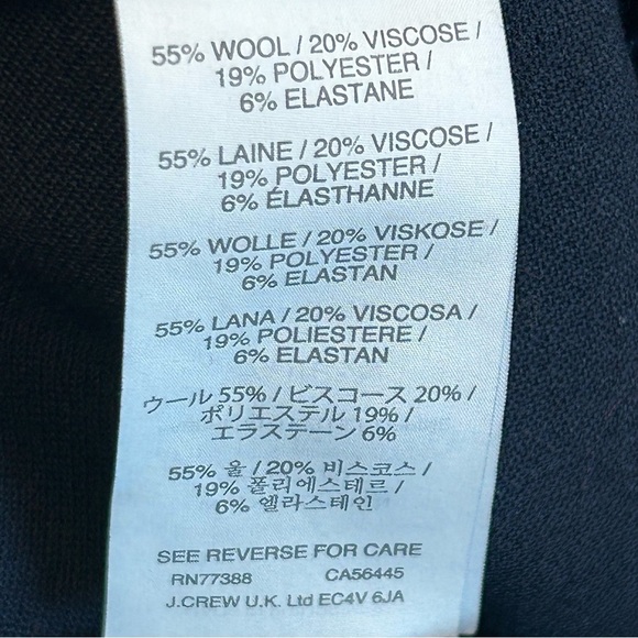 J.CREW navy blue Campbell ankle pants Sz 6 - Picture 6 of 12